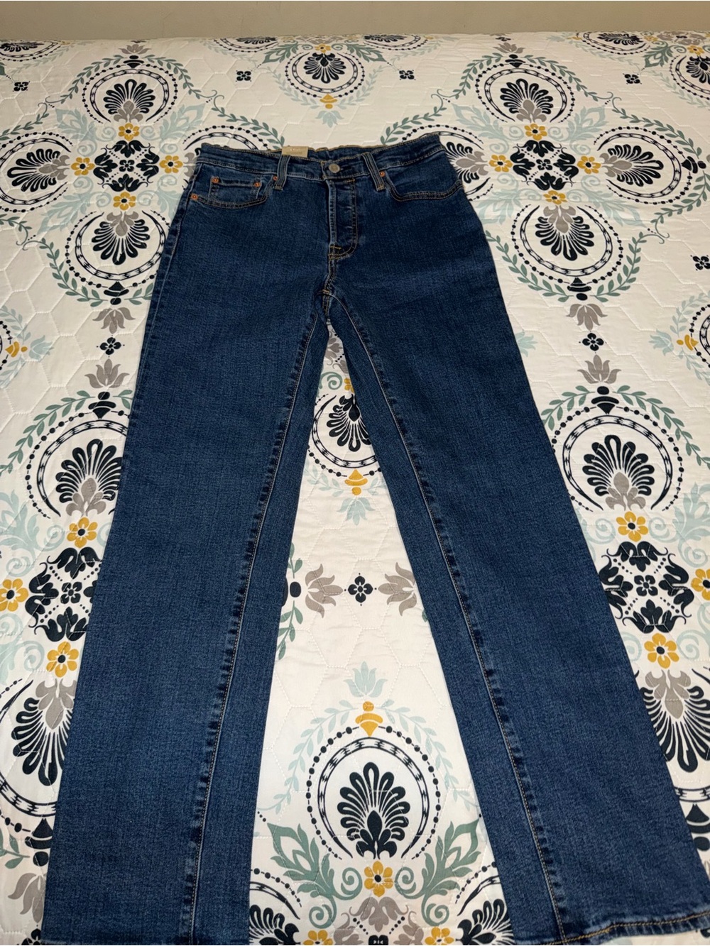 Levi's Dark Blue Kids Straight-Leg Jeans